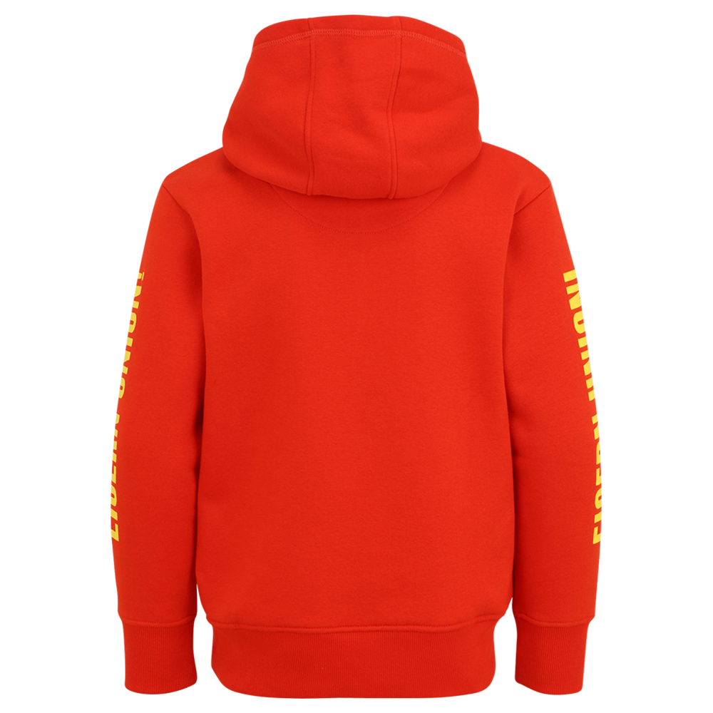 Kinder Kapuzenpullover Merry Christmas - rot