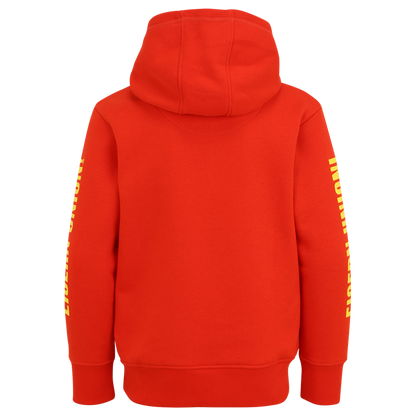 Kinder Kapuzenpullover Merry Christmas - rot