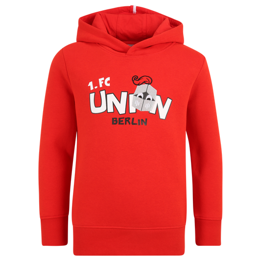 Kinder Kapuzenpullover 1. FC Union Berlin - rot