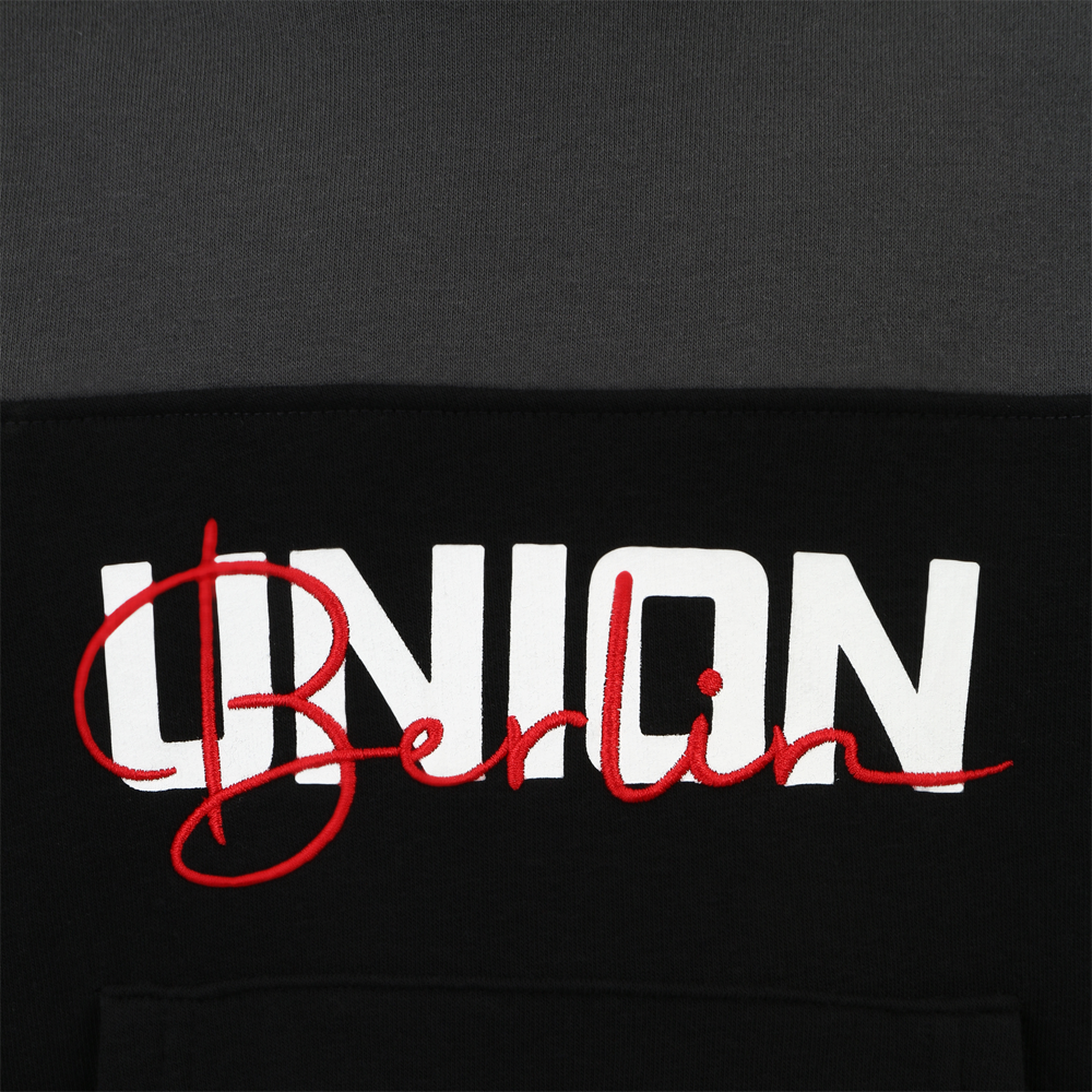 Kinder Kapuzenpullover Union Signature - schwarz