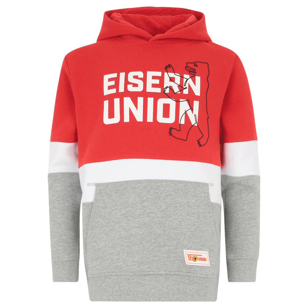Kinder Hoodie Eisern Union - gestreift