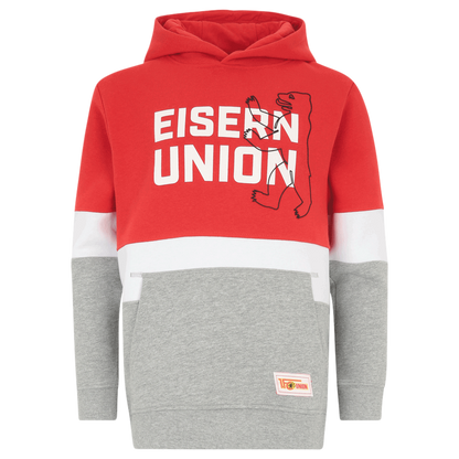 Kinder Hoodie Eisern Union - gestreift