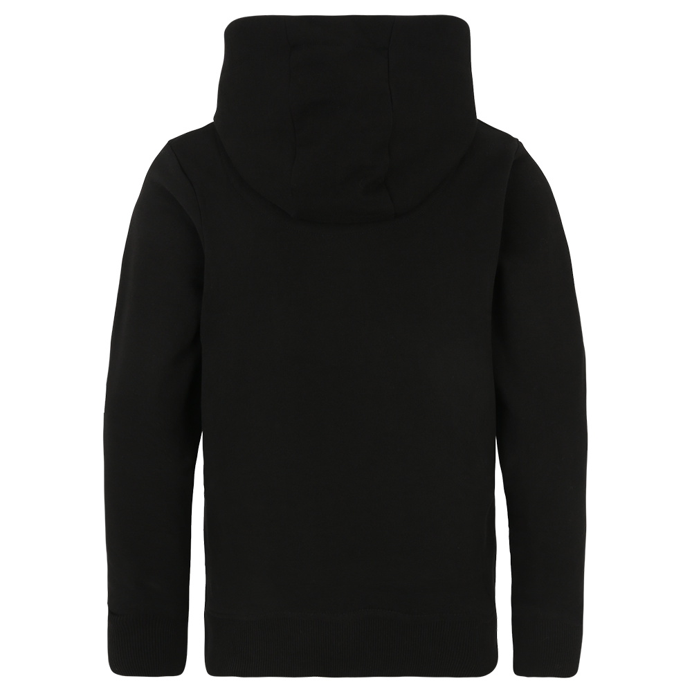 Kinder Kapuzenpullover Logo - schwarz