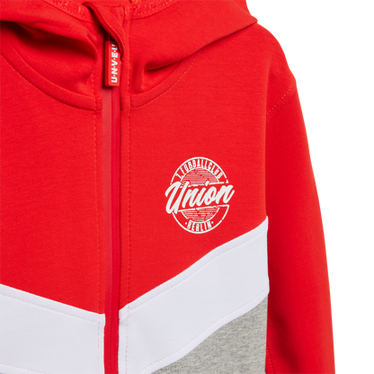 Kinder Jacke Union - rot/grau