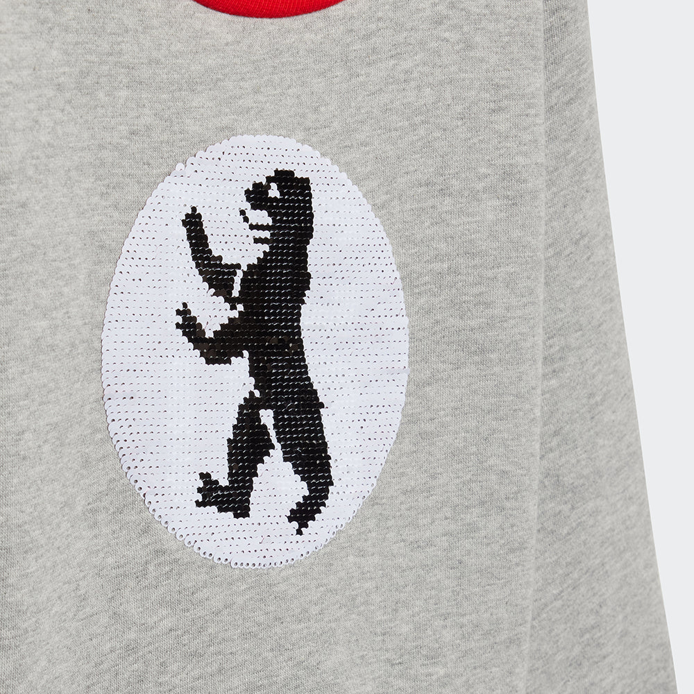 Kinder Sweater Pailetten - grau