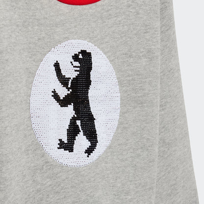 Kinder Sweater Pailetten - grau