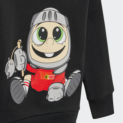Kinder Sweater Baby Ritter Keule - schwarz