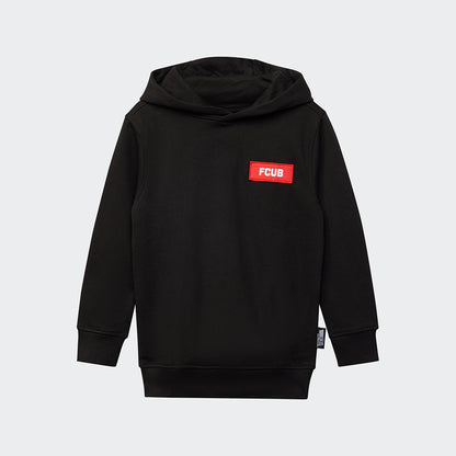 Kinder Kapuzenpullover FCUB - schwarz