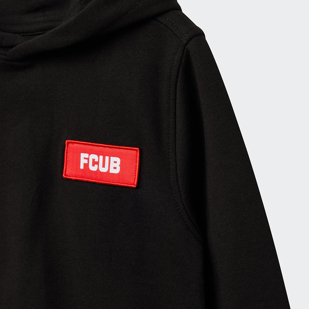 Kinder Kapuzenpullover FCUB - schwarz