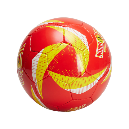 Fußball Logo - rot/gelb