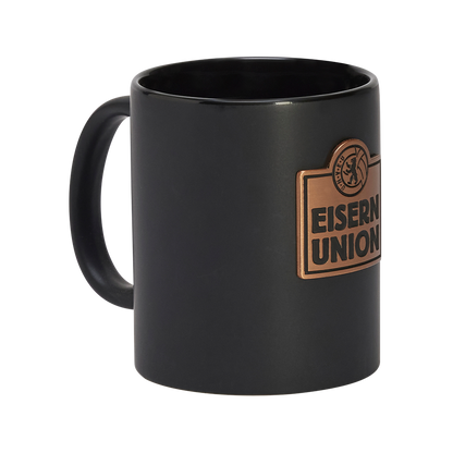 Tasse schwarz - Metall Logo