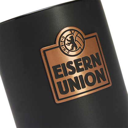 Tasse schwarz - Metall Logo