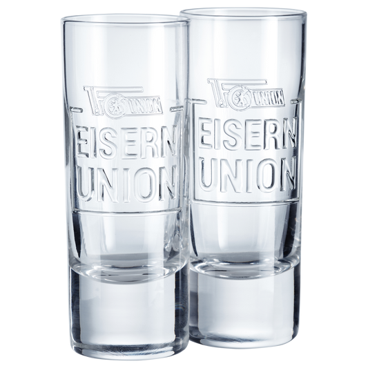 Schnapsglas 2er Set Eisern Union