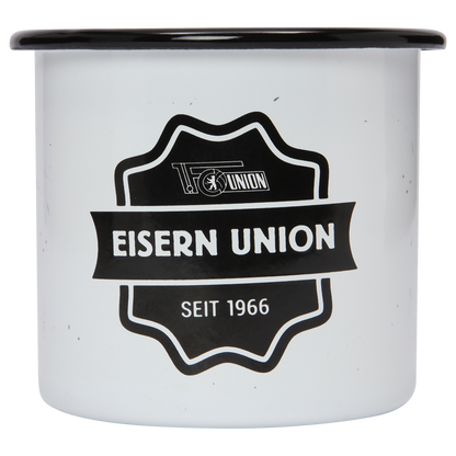 Tasse Eisern Union Emaille