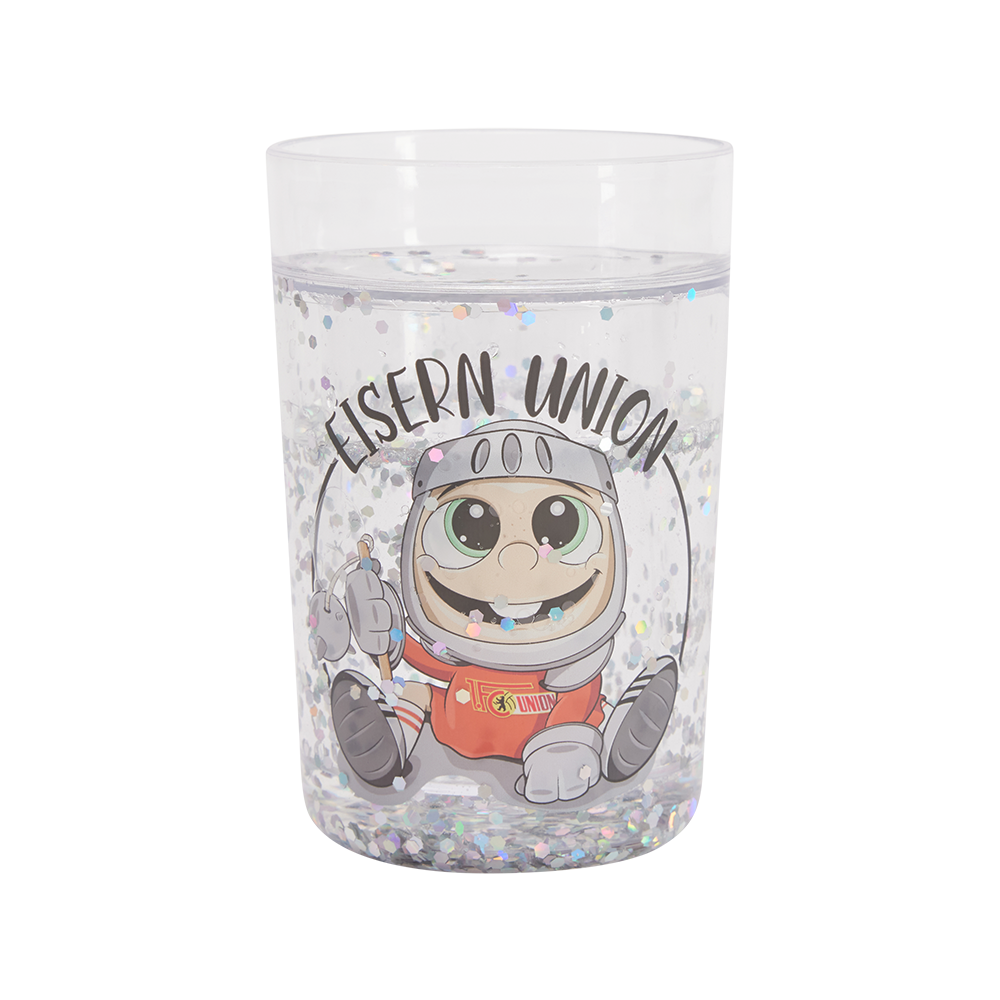 Glitzerbecher - Baby Ritter Keule