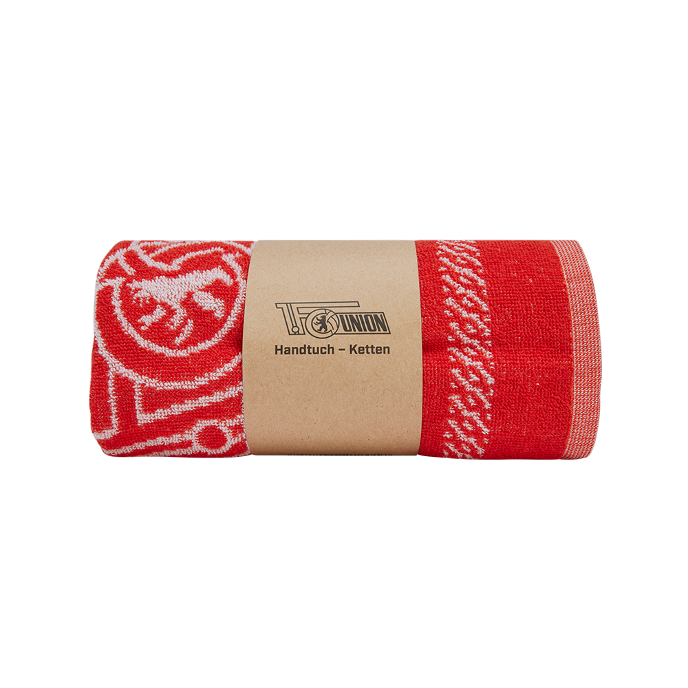 Handtuch Ketten - rot 100 x 50 cm