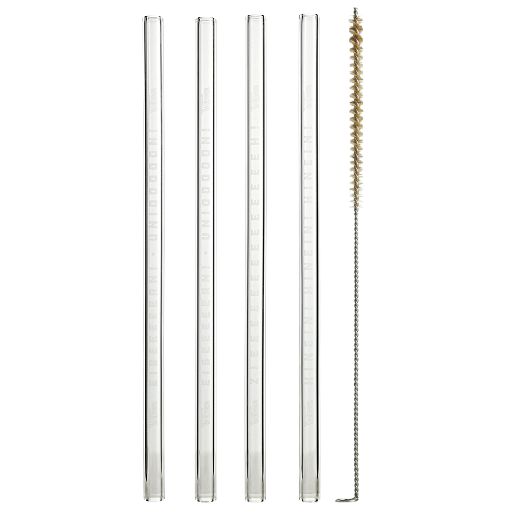 Glasstrohhalm 4er Set