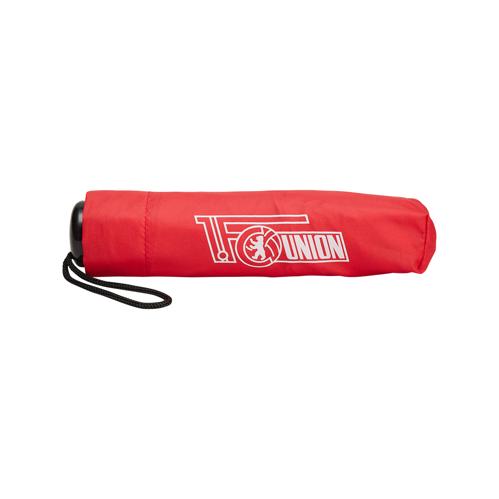 Regenschirm Vereinslogo - rot