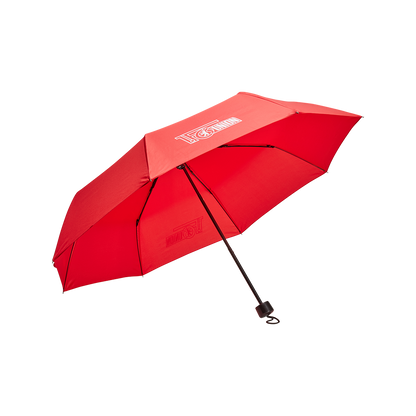 Regenschirm Vereinslogo - rot