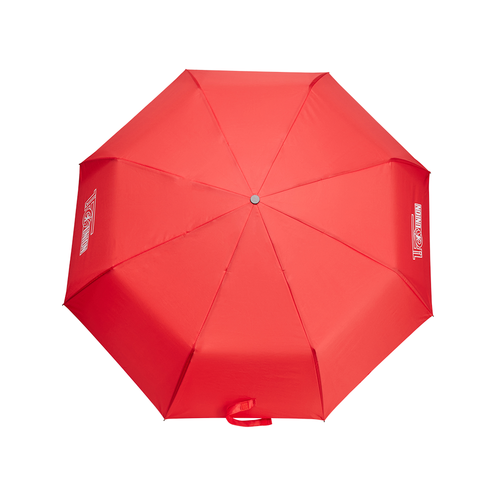Regenschirm Vereinslogo - rot