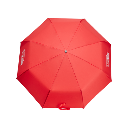 Regenschirm Vereinslogo - rot
