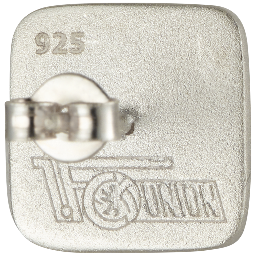 Ohrstecker FCUB - silber/schwarz