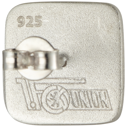 Ohrstecker FCUB - silber/schwarz