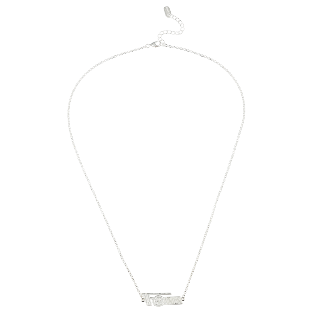 Kette Logo - silber