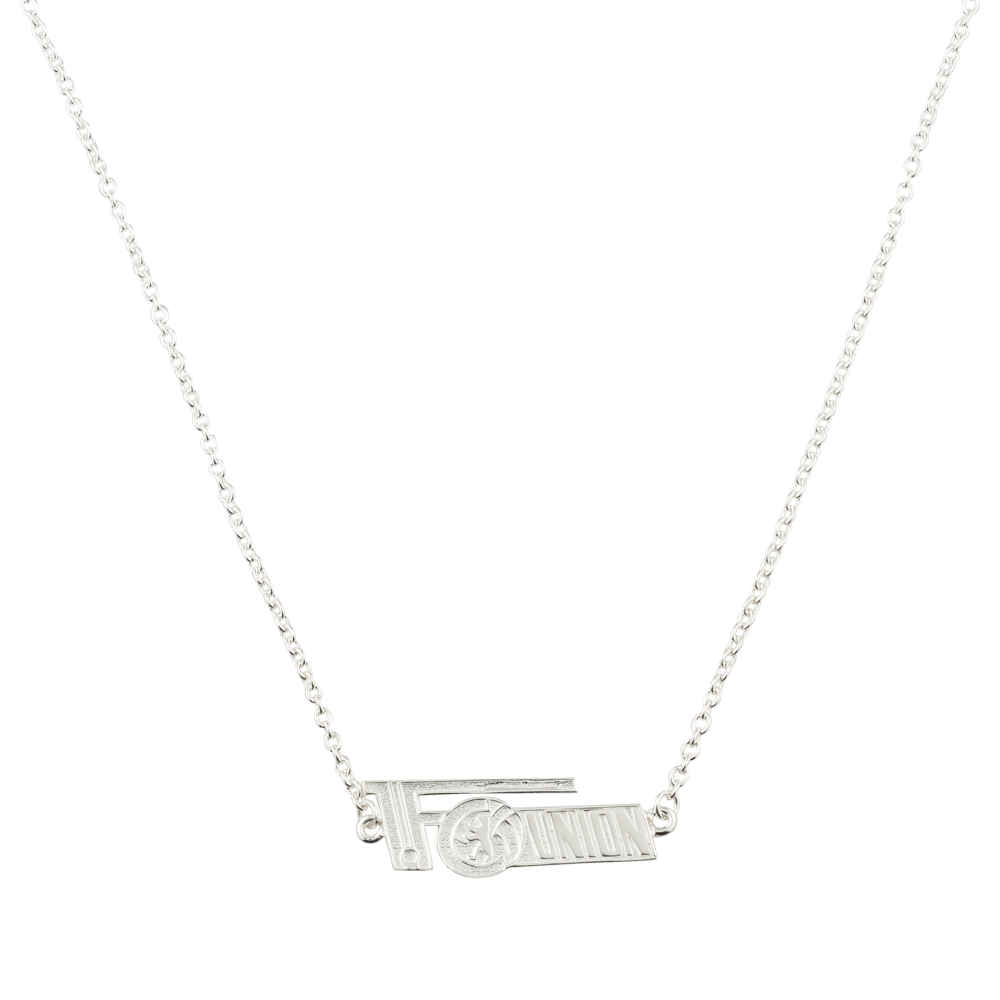 Kette Logo - silber