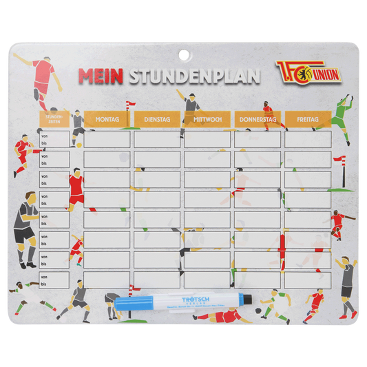 Stundenplan abwischbar