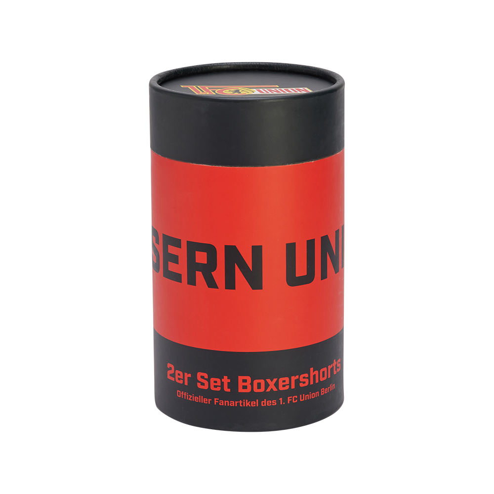 Boxershorts 2er Set - rot/schwarz
