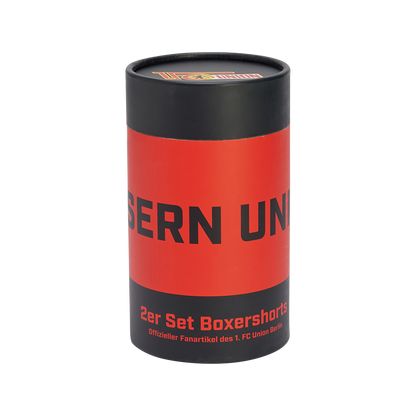 Boxershorts 2er Set - rot/schwarz