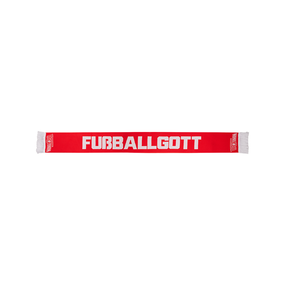 Schal Fußballgott rot