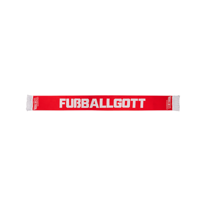 Schal Fußballgott rot