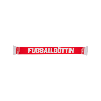 Schal Fußballgöttin rot