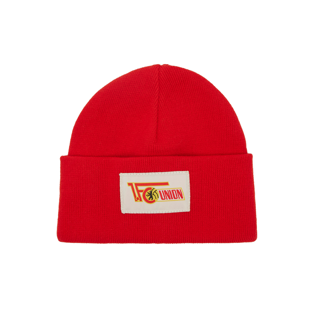 Kleinkinder Beanie Logo Badge - rot
