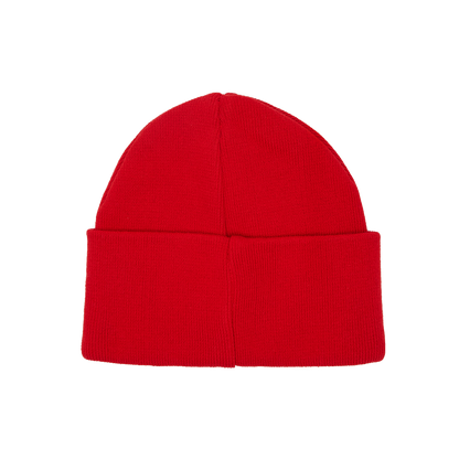 Kleinkinder Beanie Logo Badge - rot