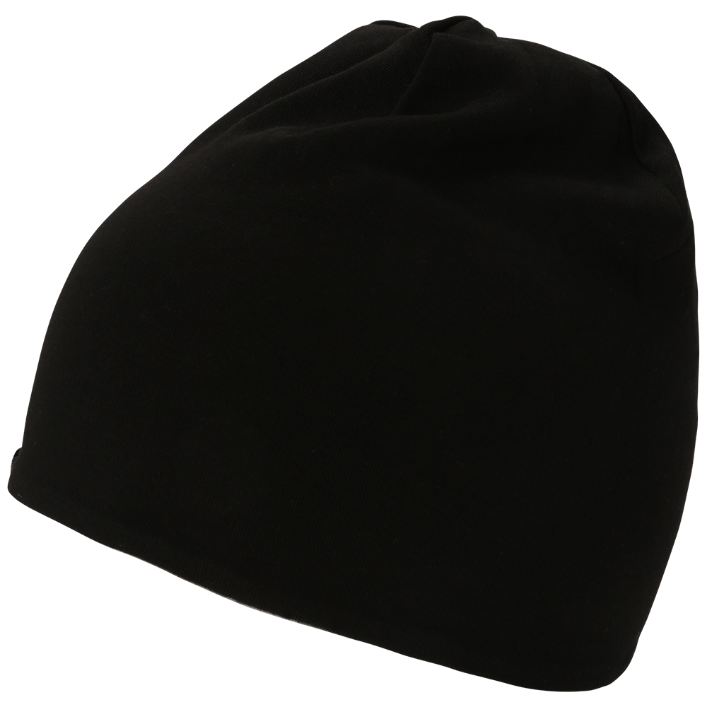 Kinder Beanie Camouflage - schwarz/grau