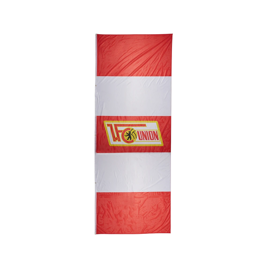 Hissfahne Logo rot - 150 x 400