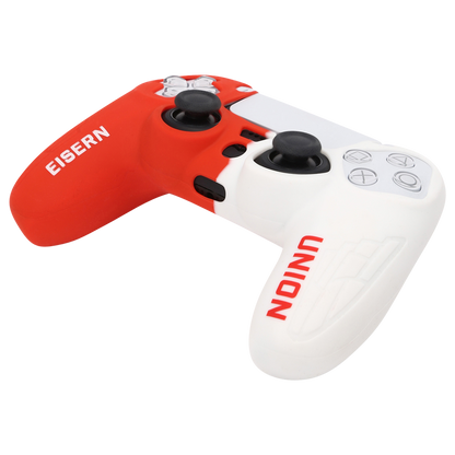 Controller Hülle  - rot/weiß PS4