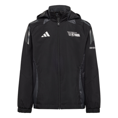 adidas Kinder Allwetterjacke - schwarz 24/25