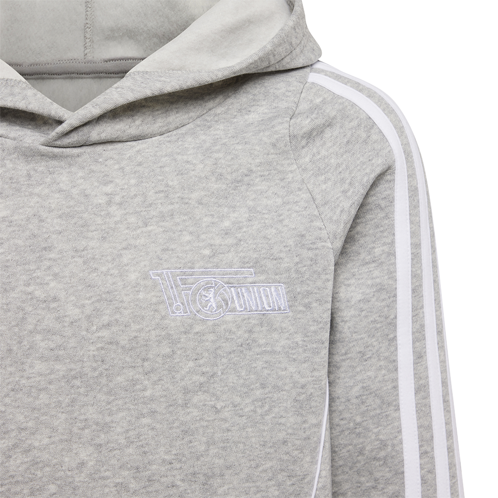 adidas Kinder Kapuzenpullover - grau 24/25
