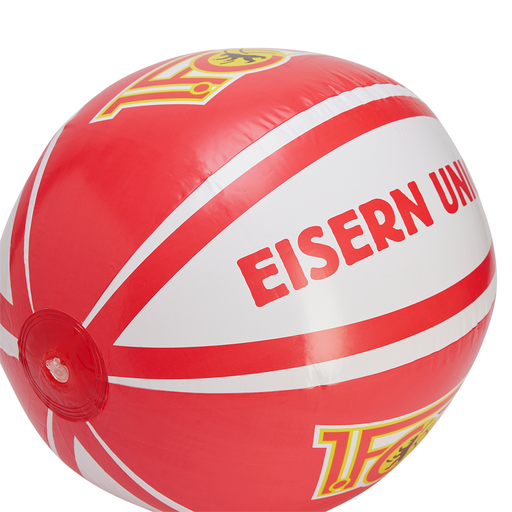 Strandball Logo - rot/weiß