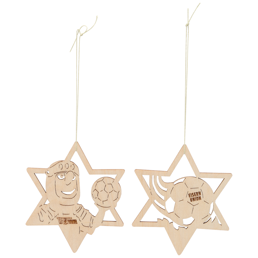 Weihnachtsanhänger Sterne 6er Set