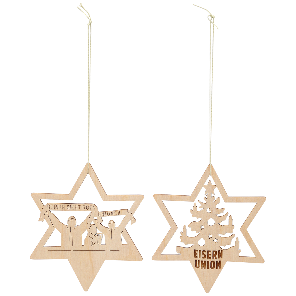 Weihnachtsanhänger Sterne 6er Set