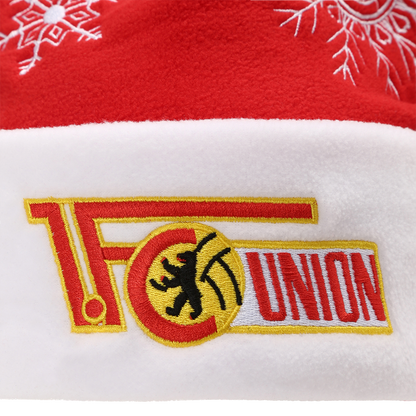 Kinder Weihnachtsmütze Logo - rot