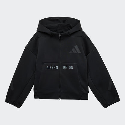 adidas Kinder Sweatjacke - schwarz