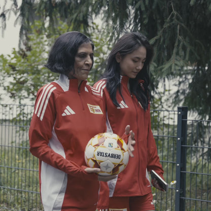 adidas Langarmshirt - rot Team 24/25